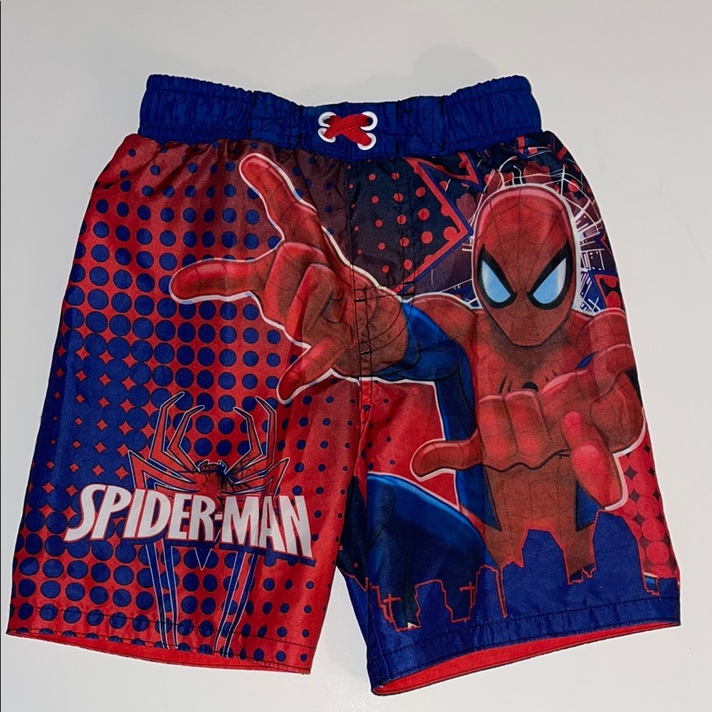 Swim trunks Spider-Man Kids' Red/ Blue Shorts Never Worn, excellent condition